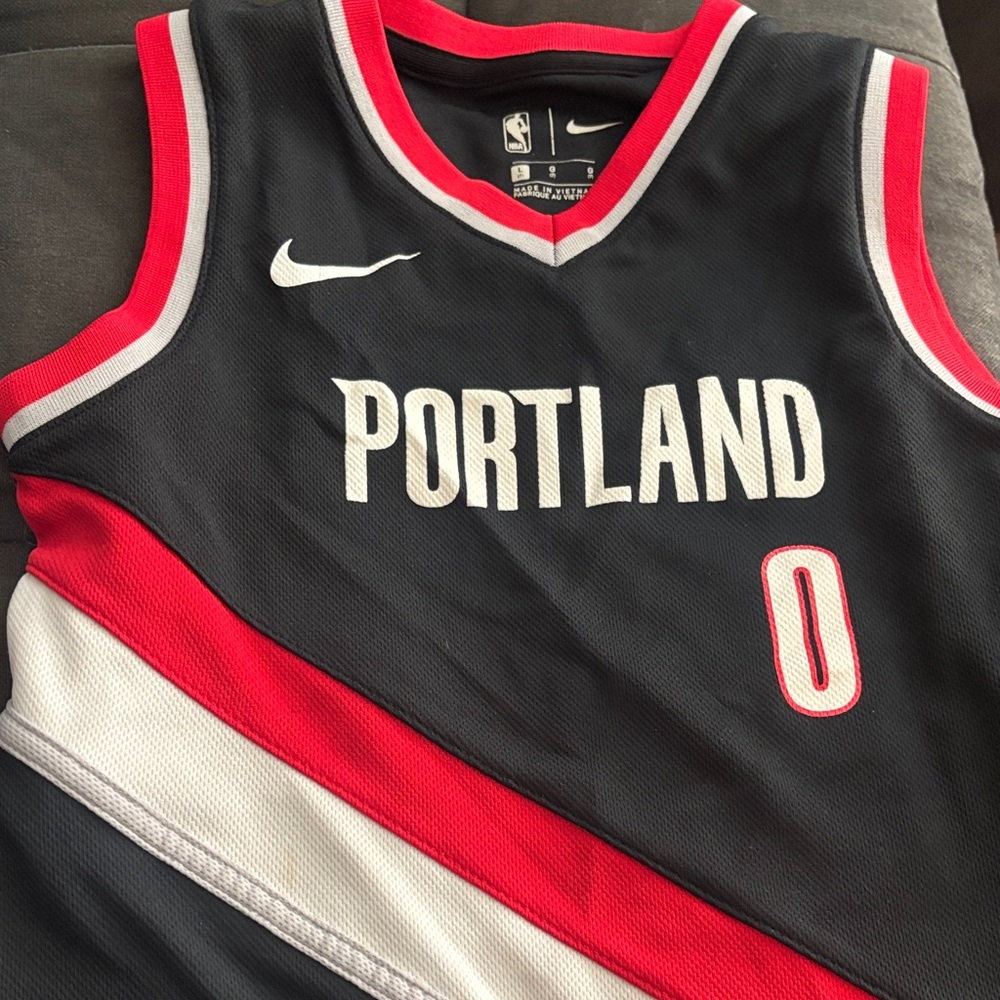 Nike Portland Black and Red Jersey